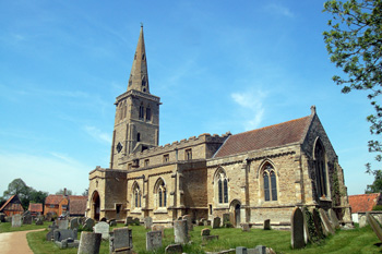 Swineshead church from south east May 2008